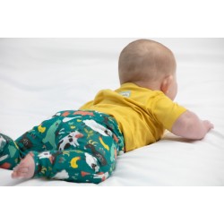 Set - FARM - 2pc - Piccalilly - BUCKDEN - Green Farm - UNISEX - yellow cow 
