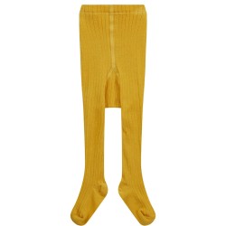 Tights - Piccalilly - Cable knit - Mustard Yellow 