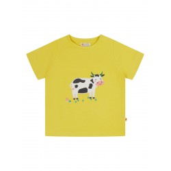 Set - 2pc - Piccalilly - BUCKDEN FARM - UNISEX - yellow cow top and  leggings