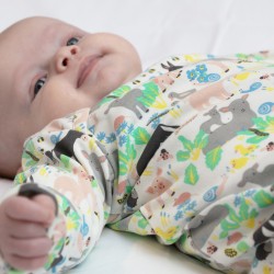 Babygrow - FARM - Piccalilly - Country Farm Animal Friends - White - UNISEX - last two 0-3m and 3-6m