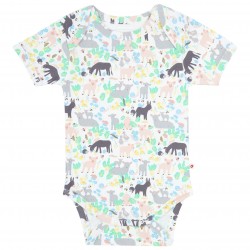 Top - Body - Piccalilly - Country Farm Friends -  white - UNISEX