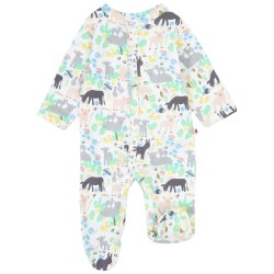 Babygrow - FARM - Piccalilly - Country Farm Animal Friends - White - UNISEX - last two 0-3m and 3-6m