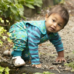 Trousers - Dungarees - Piccalilly - UNISEX -  Tree Tops - last two 0-3, 3-6m