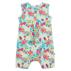 Babygrow - Romper - Summer - Piccalilly - SHORTIE - Strawberry Fields