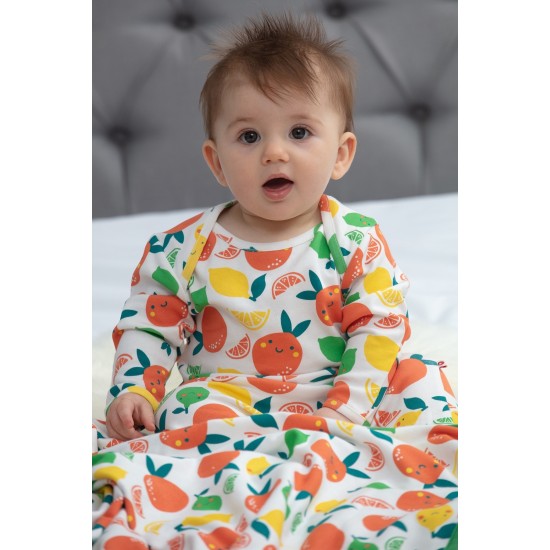 Baby Nightgown - Piccalilly - Citrus fruits - 0-6m  - UNISEX