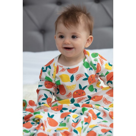 Baby Nightgown - Piccalilly - Citrus fruits - 0-6m  - UNISEX