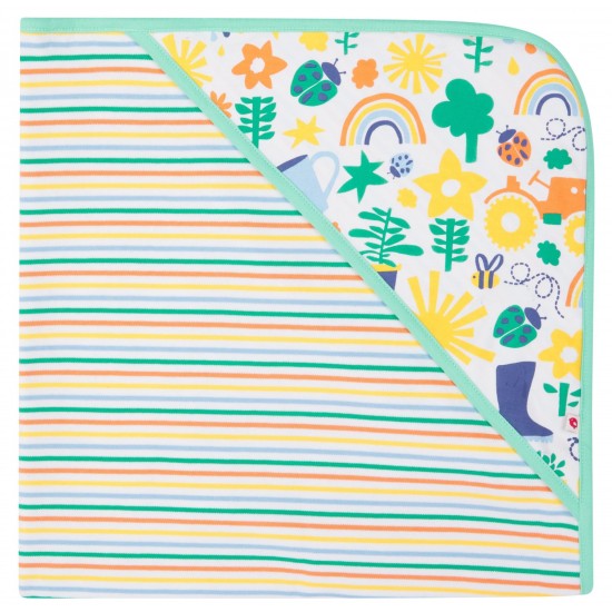 Muslins and blankets - Blanket - Piccalilly - Hooded - Potting Garden Shed - 75 x 75cm 