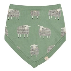 Babygrow - Romper - FARM - Pigeon Organics - KIMONO - Sheep - Basil Green 