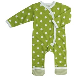 Babygrow - Romper - SPOT - Pigeon Organics - SPOTTY - GREEEN