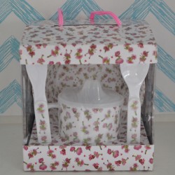 Dining Set - Melamine - BABY - FAIRY - beaker, bowl, fork and spoon - last two