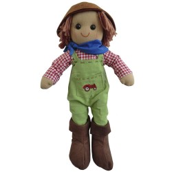 Toys - Soft Toys - Rag Doll - Farmer - Fun farmer rag doll