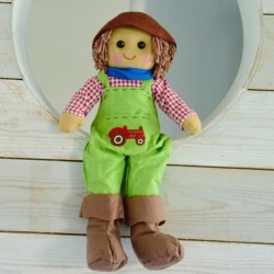 Toys - Soft Toys - Rag Doll - Farmer - Fun farmer rag doll