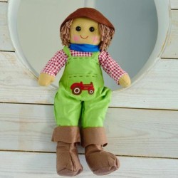 Toys - Soft Toys - Rag Doll - Farmer - Fun rag doll - last one 