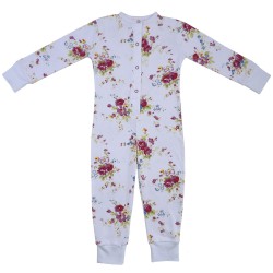 Pyjamas - Onesie Pjs - Flowers - 2-3 UK (4-5yr US)  - Last size 