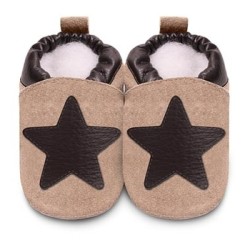 Shoes and Slippers - Slippers - STAR - Tan  Brown  18-24m - last size