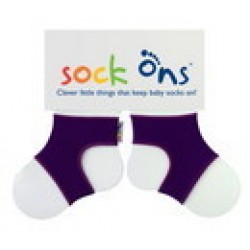 Sock Ons - Grape Purple - 0-6m - sale