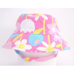 Sun and Swim - Hat - GARDEN - Flap Happy - Sun hat with straps - UPF50 - Petal Flowers- last size 6-12m