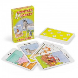 Toys - Pocket Toys - Card games - Jungle Snap , Pairs of wheels ,Happy families   Farmyard donkey