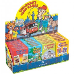 Toys - Pocket Toys - Card games - Jungle Snap , Pairs of wheels ,Happy families   Farmyard donkey