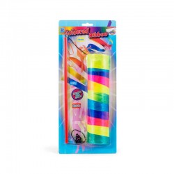 Toys - GAMES - Coloured Streamer Rainbow Ribbon  2m 