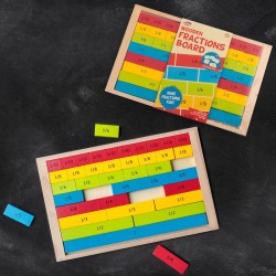 Toys - Math - Educational  - Wooden - Learn - Fraction Boards