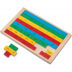 Toys - Educational - Wooden Fraction Boards
