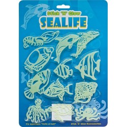 Toys - Educational and Fun -  Stick and  Glow  - Sealife  - Wall Decoration - last 2