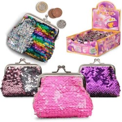 Toys - Pocket Toys - Purse Wallet - Sparkly Sequins