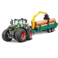 Toys - Vehicles - FARM - TRACTOR - FENDT 1050 VARIO TRACTOR + TREE FORWARDER - last one