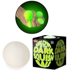 Toys - Pocket Toys - Stress - Fidget Toys,- GLOW in the dark - Squish Strechy Stress Ball