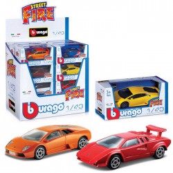Toys - Vehicles - CARS - Bugaro - Fire street - one car per box - cars and colours vary