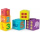 Toys - Wooden - SORTER - Shape Sorting Building Blocks - 12m+ - numbers, animals amd colours 