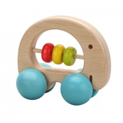 Toys - Rattle - ELEPHANT - Wooden - Happy learning - from 6 m - last two