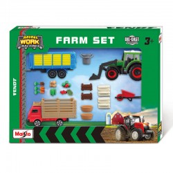Toys - VEHICLES - Farm - MINI WORKING MACHINES - FARM - FENDT - green set - last one