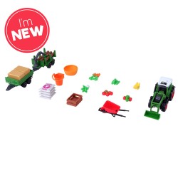 Toys - VEHICLES - Farm - MINI WORKING MACHINES - FARM - FENDT - green set - last one