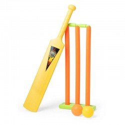 Toys - Games - CRICKET SET - plastic - bat, stumps , 2 balls 
