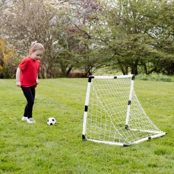 Toys - Games - Football set - slot together goal and net with inflatable ball and inflator 