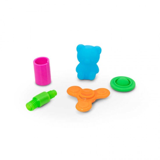Toys - Pocket toys - Stress games and toys - Micro fidgets pods - 5 items inside - pods vary