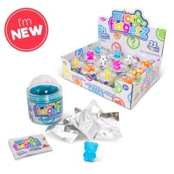 Toys - Pocket Toys - SET - 2 x Stress Fidget Toys - Micro fidget pod (vary) and Mega push popper ball 