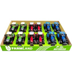 Toys - Vehicles - FARM - TRACTOR - FARMLAND -10 cm Tractor - blue, red , green or silver (detailing varies)