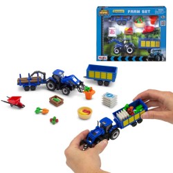 Toys - VEHICLES - Farm - MINI WORKING MACHINES - FARM - NEW HOLLAND - blue set 