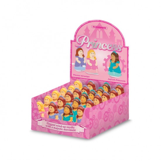 Toys - Pocket Toys - Clockwork Princesses - in purple, turquoise or pink dress 