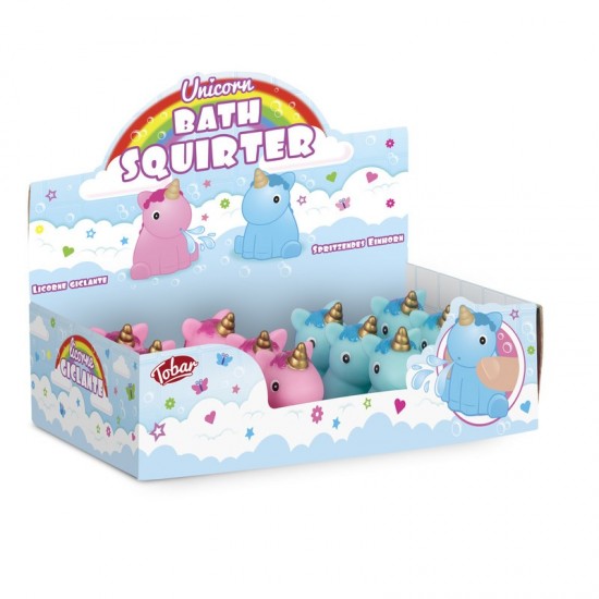 Toys - Bath Toys - SQUIRTERS - UNICORN - pink or blue