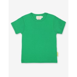 Top - PLAIN - Green - Toby Tiger - Short sleeve
