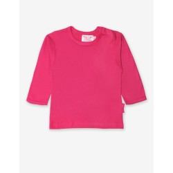 Top - PLAIN - Pink - Toby Tiger - Long sleeved