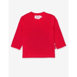 Top - PLAIN - Red - Toby Tiger - Long sleeve