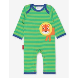 Babygrow - ANIMALS - LION - Toby Tiger - Romper - Green Lion