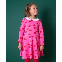 Dress - SKATER - Garden - Long sleeves - Toby Tiger - APPLE 