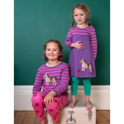 Leggings - Garden - Toby Tiger - Pink Apple 