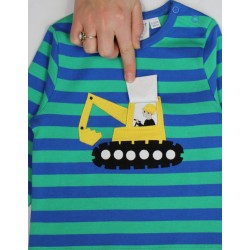 Top - VEHICLES - Toby Tiger - Digger - Peek a boo  - stripy - last two
